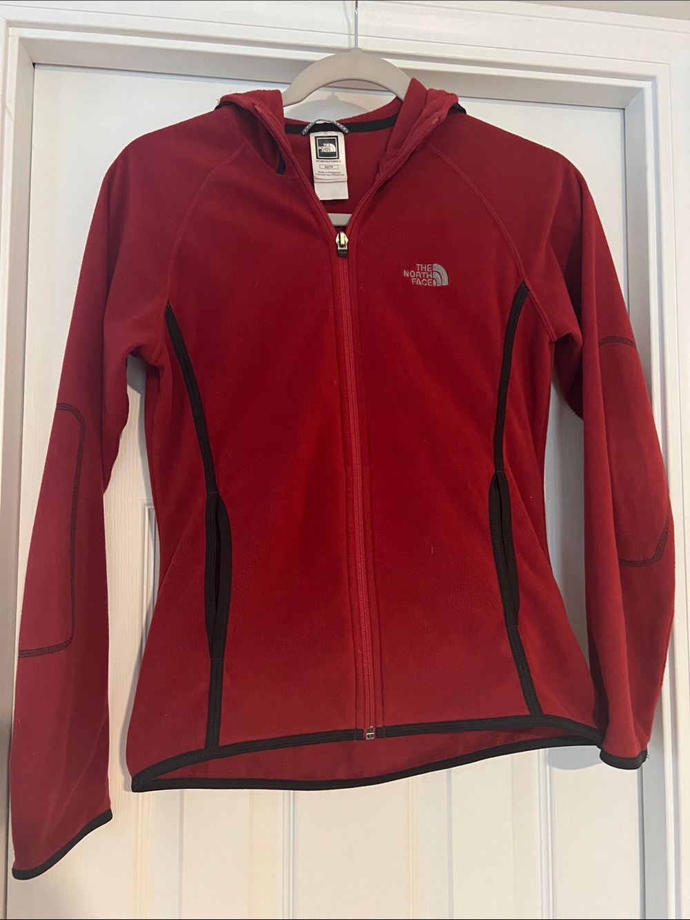 The North Face Women’s Red Hooded Fleece Jacket